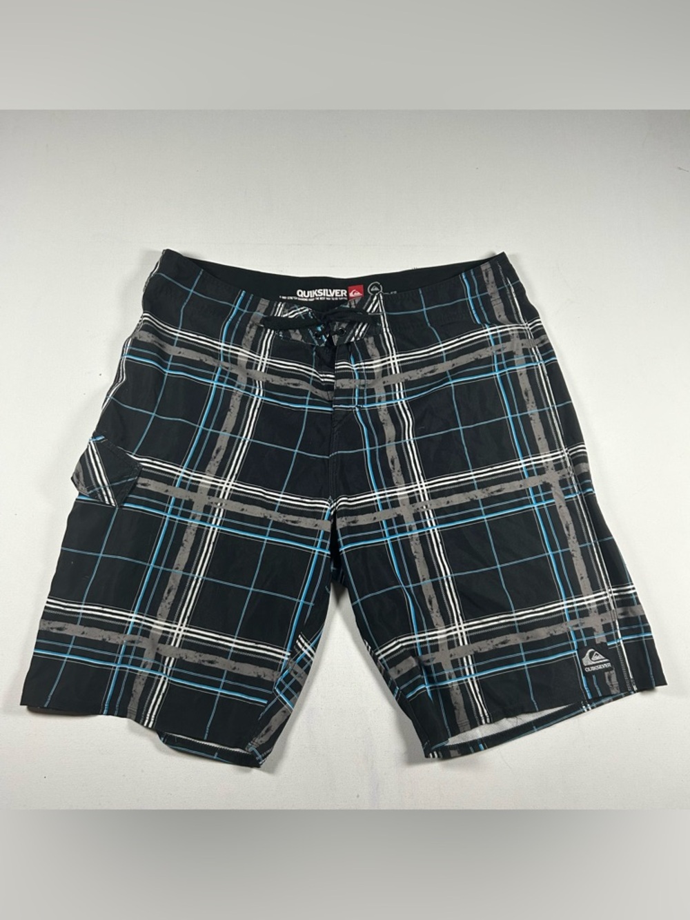 Kelly Slater Quicksilver Board Shorts Mens 36 Cypher Striped Swim Bathing Suit